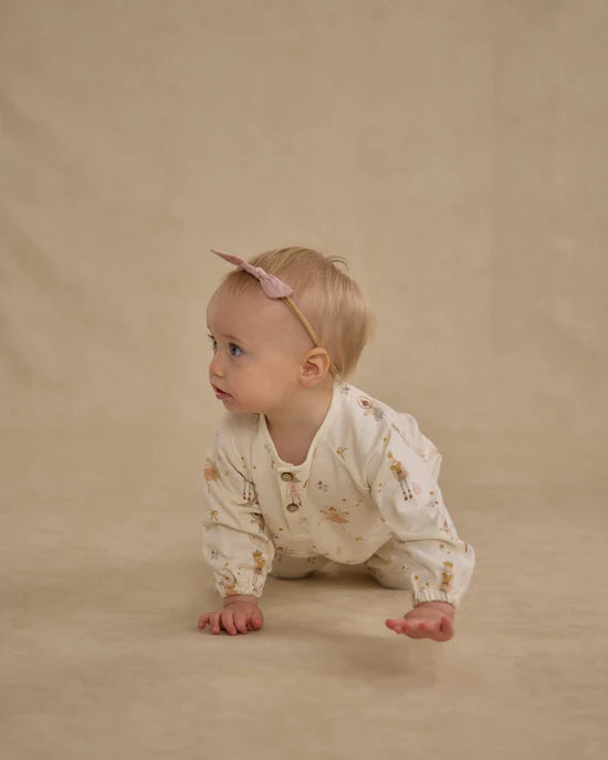 RYLEE + CRU HENLEY JUMPSUIT - NUTCRACKER