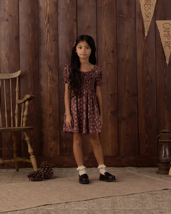 RYLEE + CRU DILLON DRESS - MULBERRY IRIS