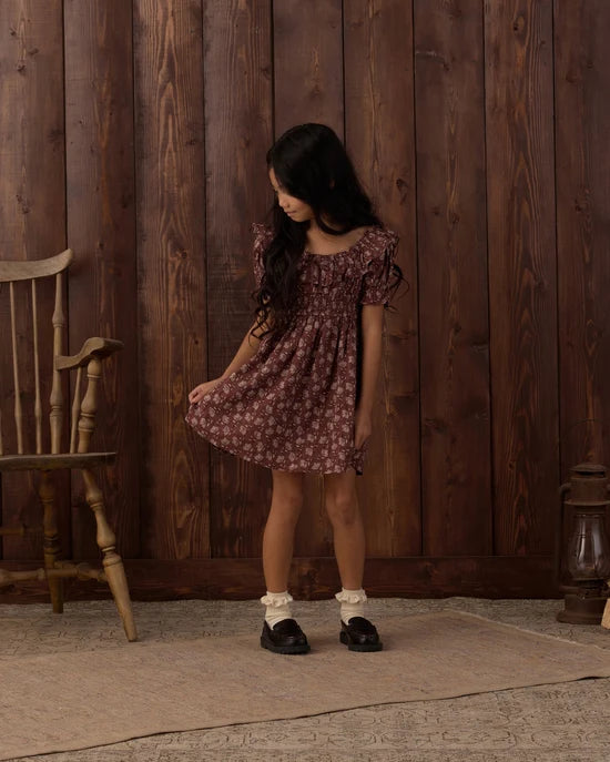 RYLEE + CRU DILLON DRESS - MULBERRY IRIS