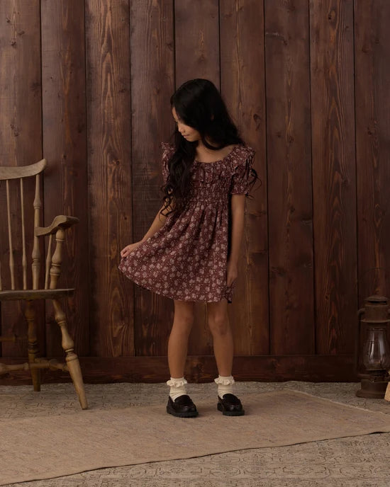 RYLEE + CRU DILLON DRESS - MULBERRY IRIS
