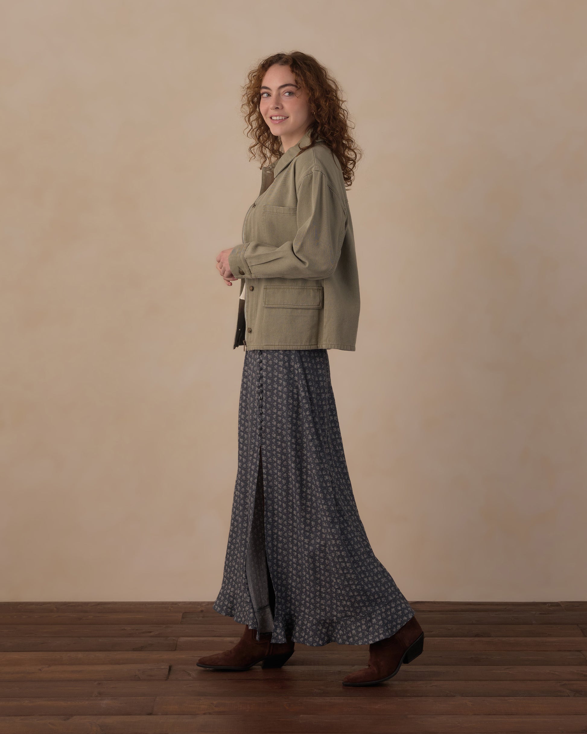 RYLEE + CRU CLAIRE BARN JACKET - SAGE