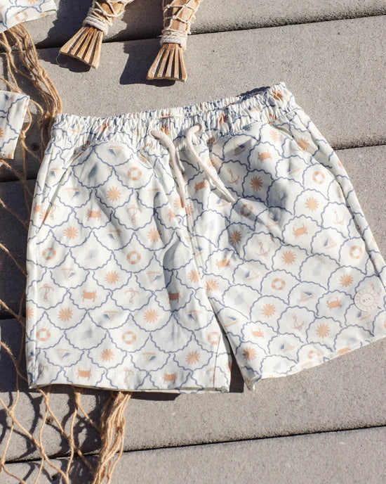 RYLEE + CRU BOARDSHORTS - NAUTICAL