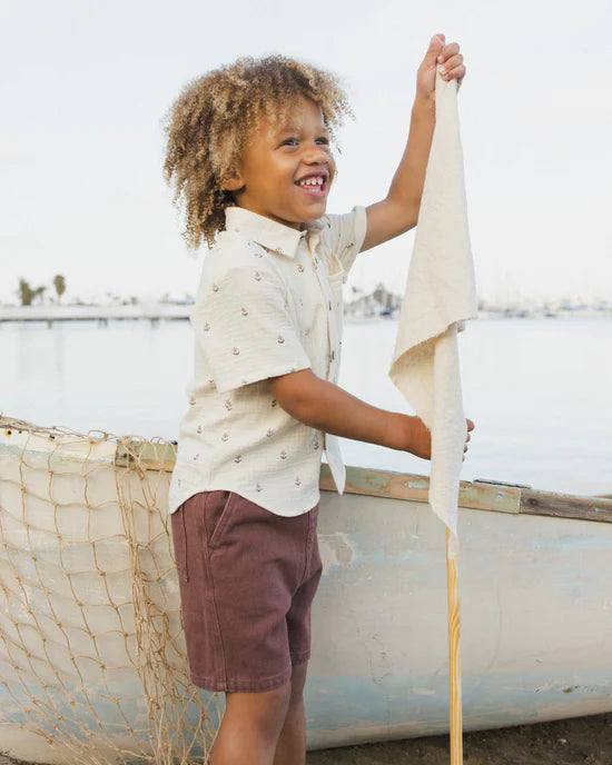 RYLEE + CRU PERRY SHORT - CHOCOLATE