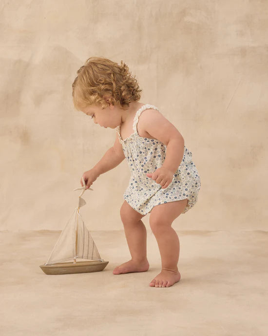 RYLEE + CRU SWING TOP + BLOOMER SET - BLUE DITSY
