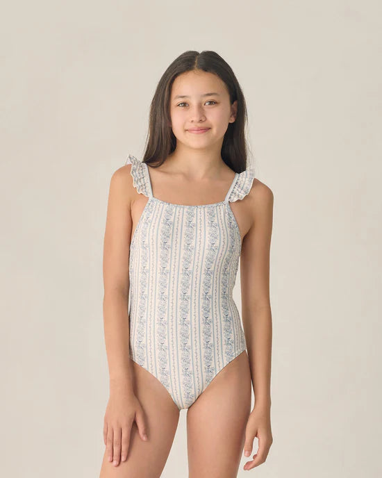 RYLEE + CRU SKY ONE PIECE - BLUE FLORAL