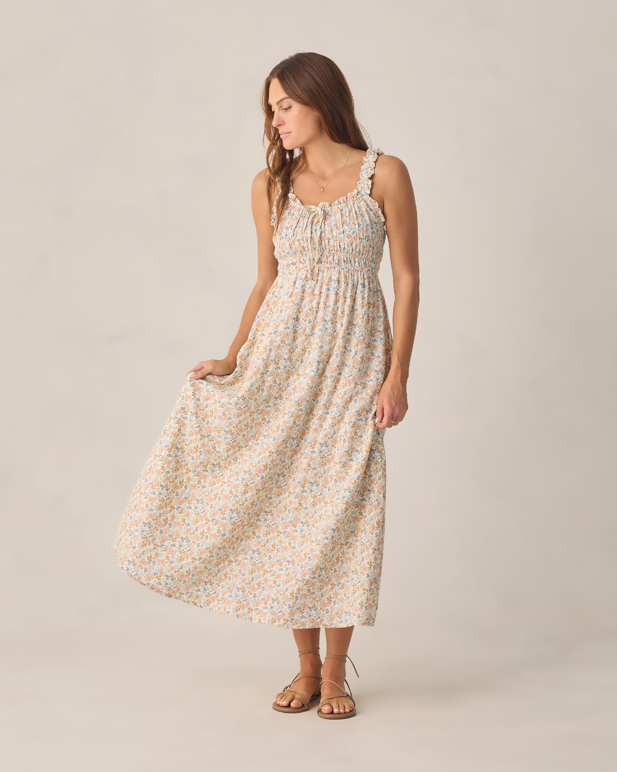 RYLEE + CRU JANE DRESS - FLOWER FIELD