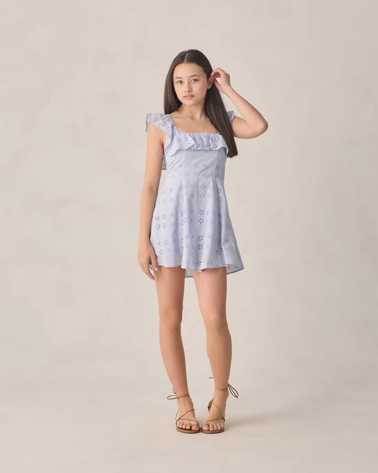 RYLEE + CRU TEEN BIANCA DRESS - PERIWINKLE