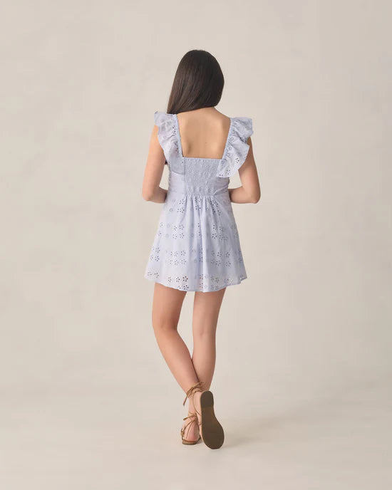 RYLEE + CRU TEEN BIANCA DRESS - PERIWINKLE