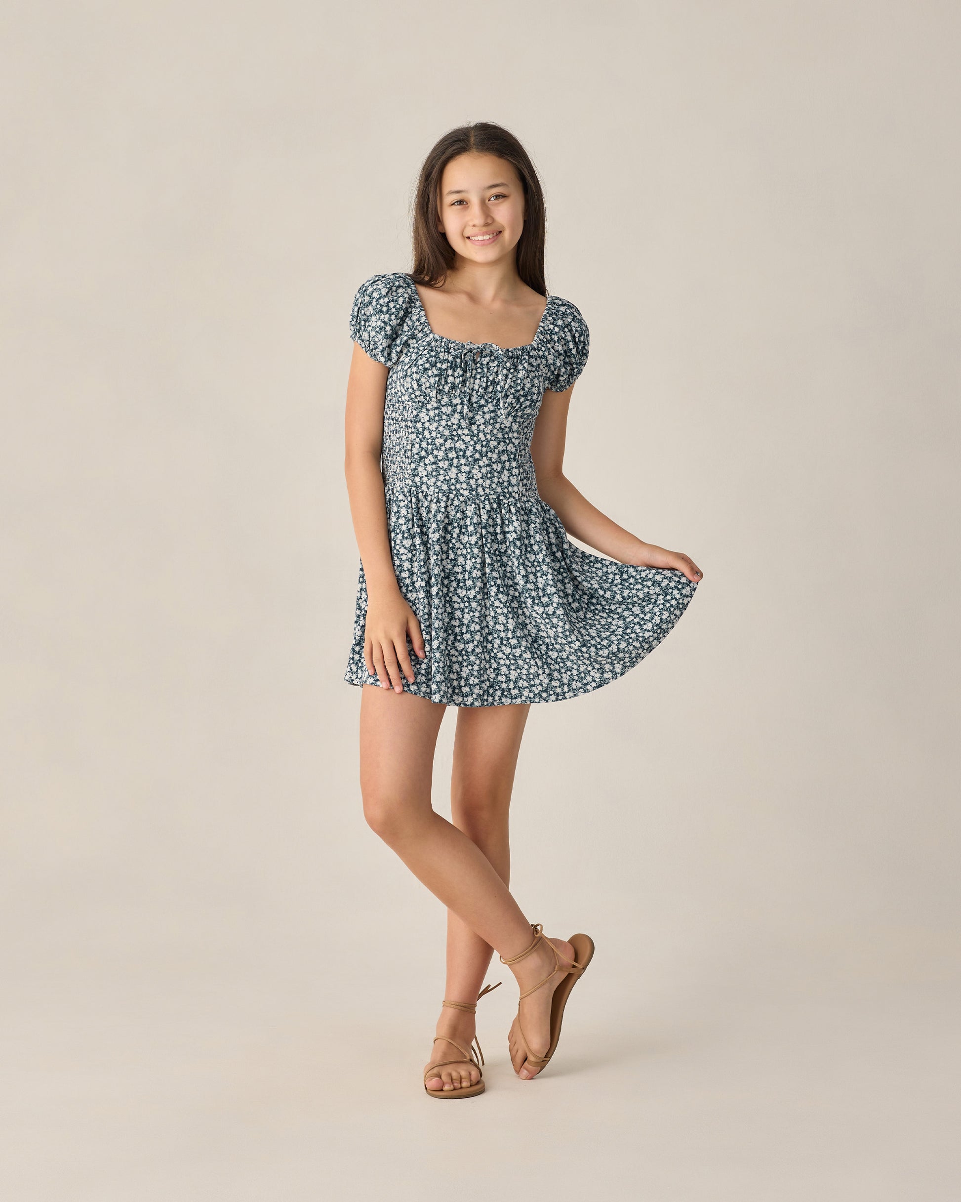 RYLEE + CRU ALEX DRESS - NAVY FLORAL