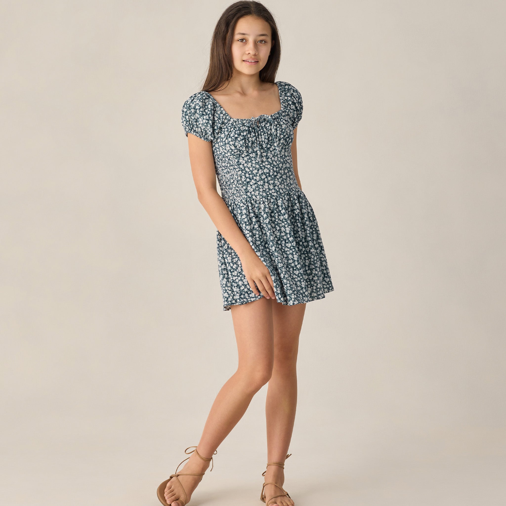 RYLEE + CRU ALEX DRESS - NAVY FLORAL