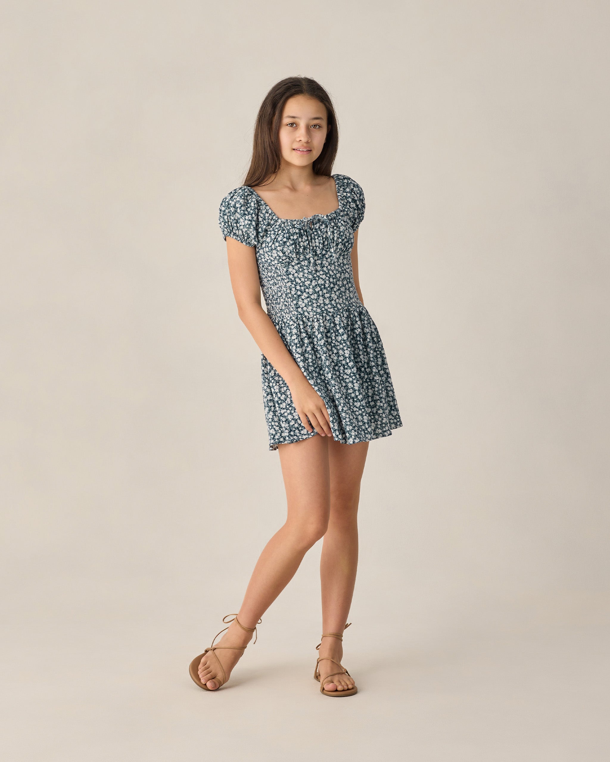RYLEE + CRU ALEX DRESS - NAVY FLORAL