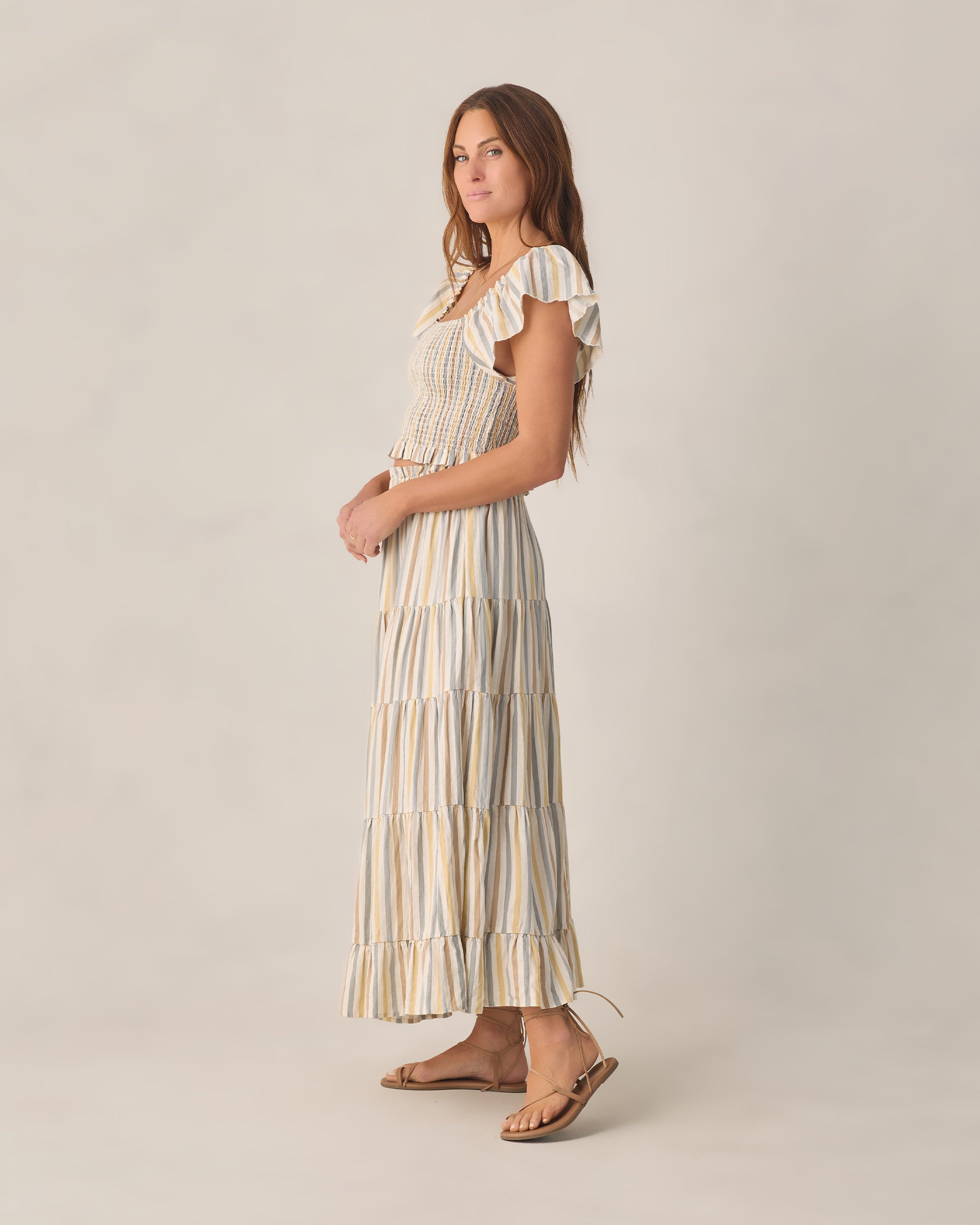 RYLEE + CRU ZAYLA TOP - VALENCIA STRIPE