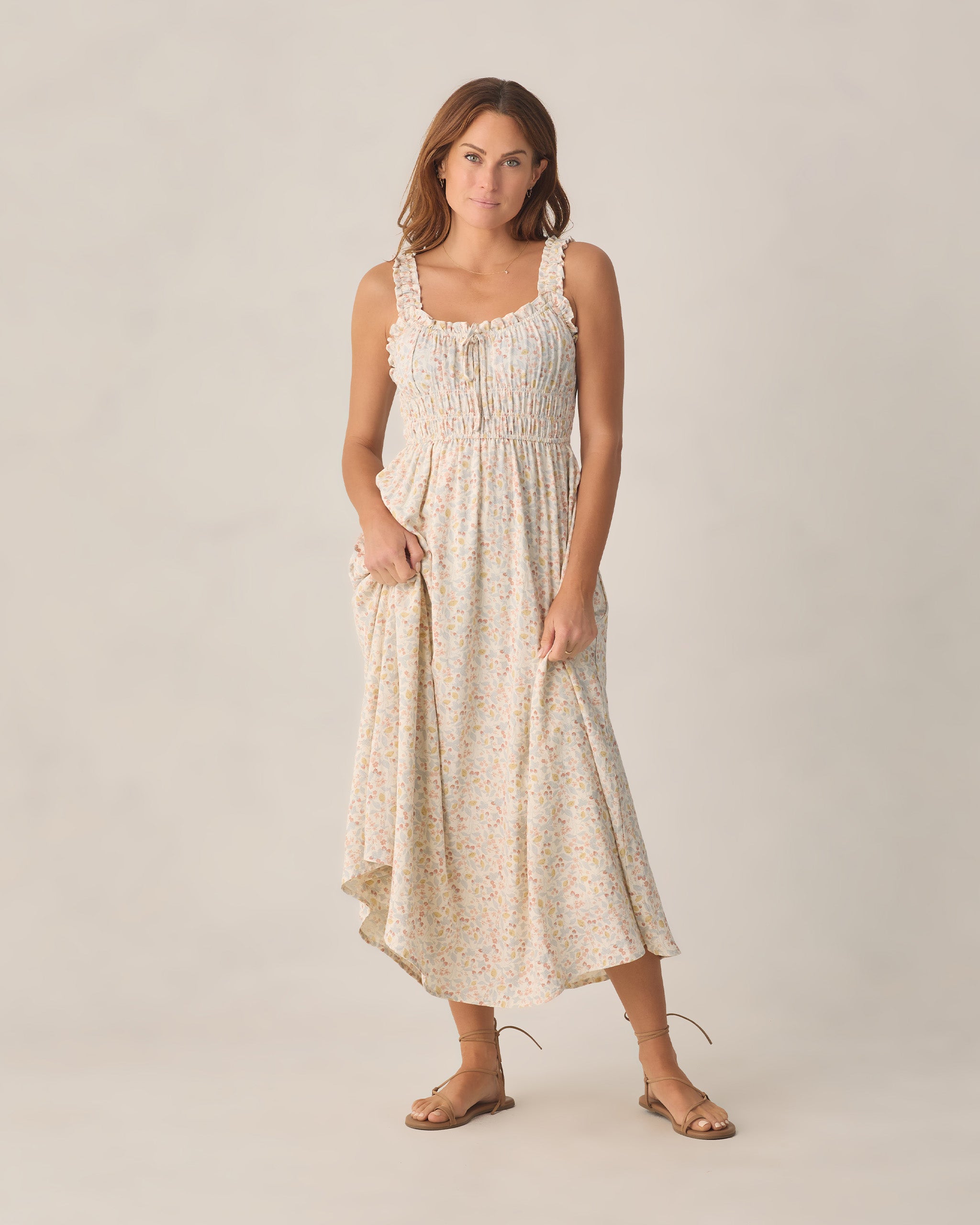 RYLEE + CRU JANE DRESS - SUMMER GARDEN