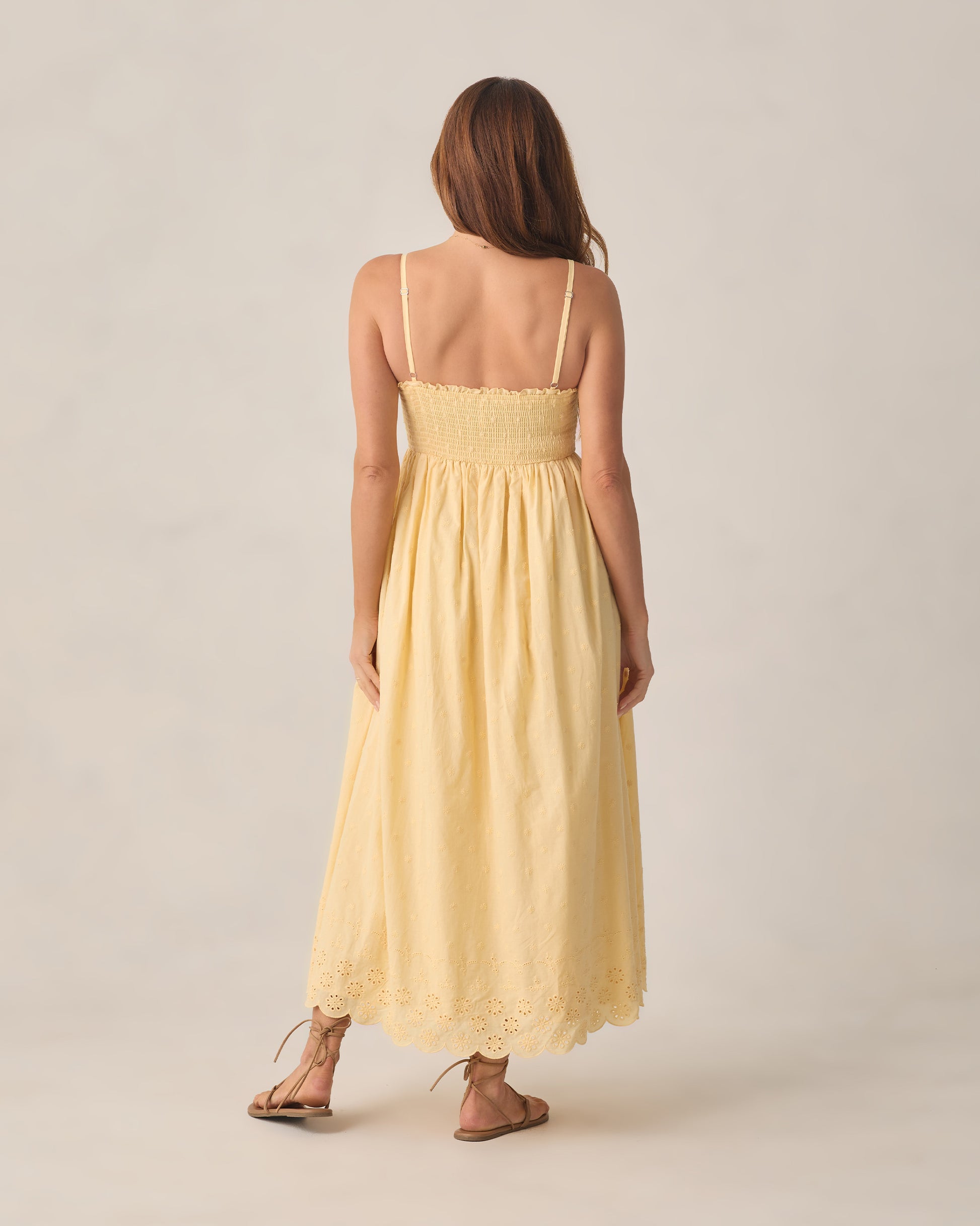 RYLEE + CRU CHRISSY DRESS - LEMON