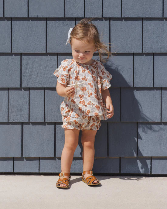 RYLEE + CRU BUTTERFLY TOP + BLOOMER SET - AMERICANA FLORAL