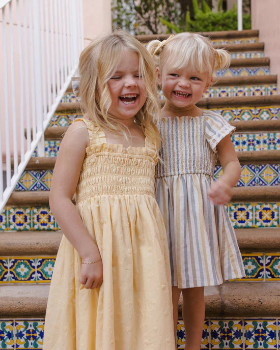 RYLEE + CRU LINDSAY DRESS - VALENCIA STRIPE