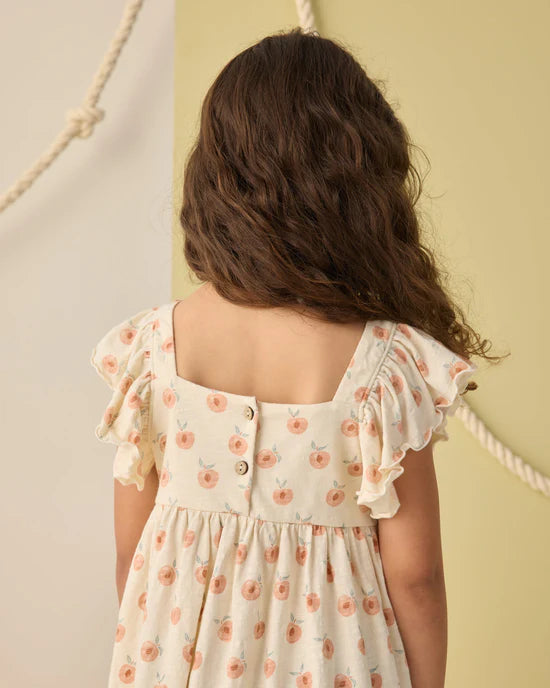 RYLEE + CRU MARIPOSA DRESS - PEACHES