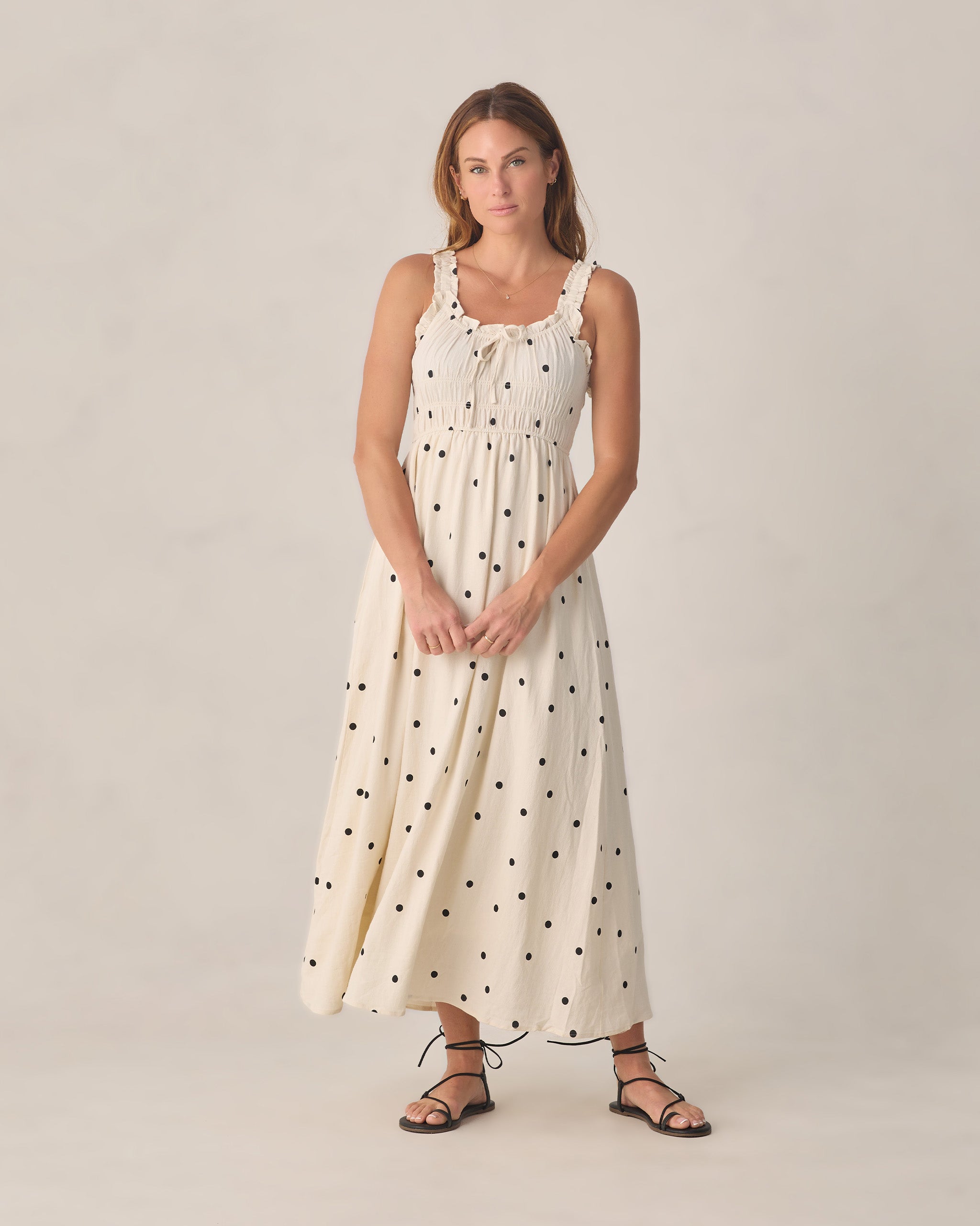 RYLEE + CRU JANE DRESS - POLKA DOT
