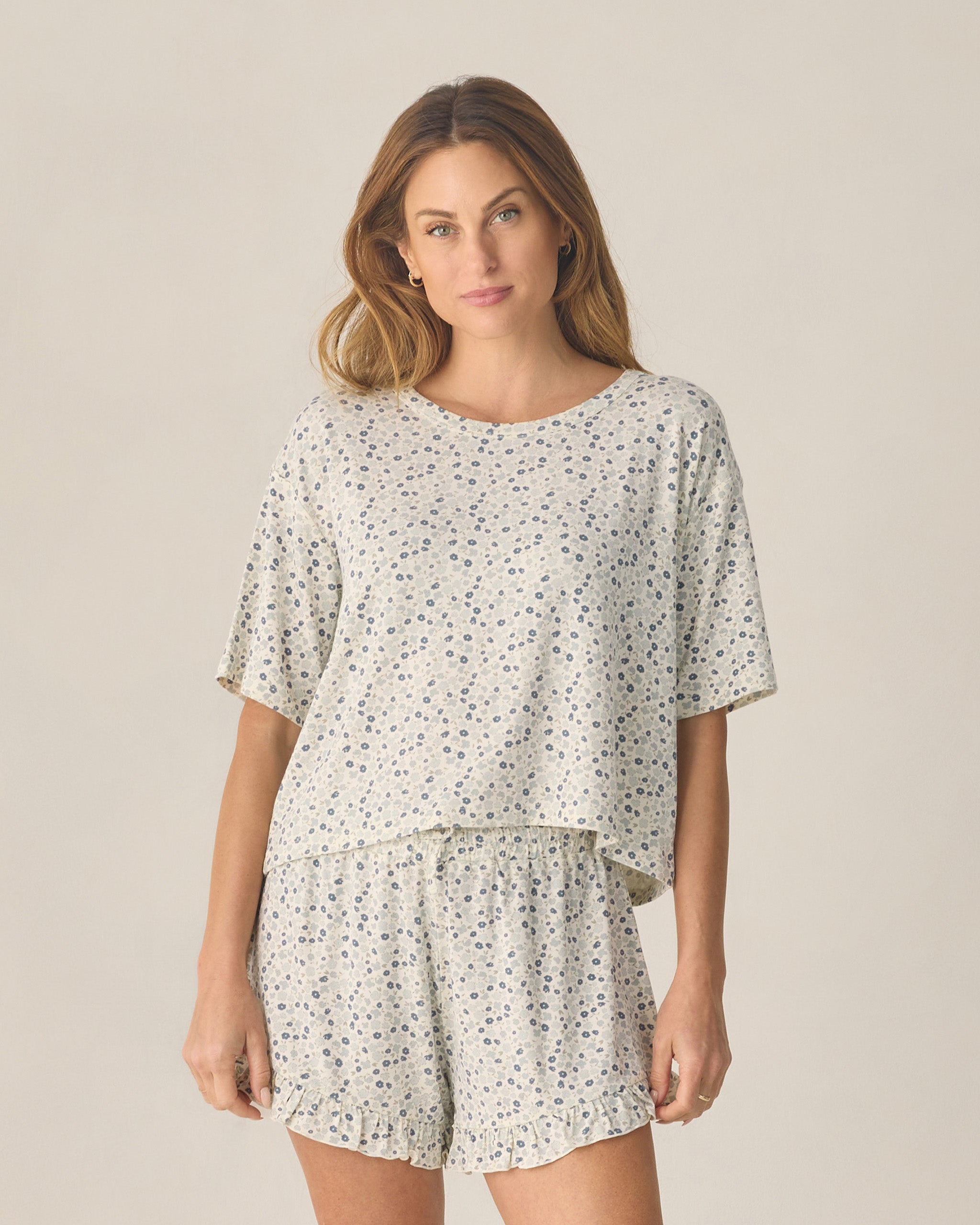 RYLEE + CRU MOSIE SET - BLUE DITSY