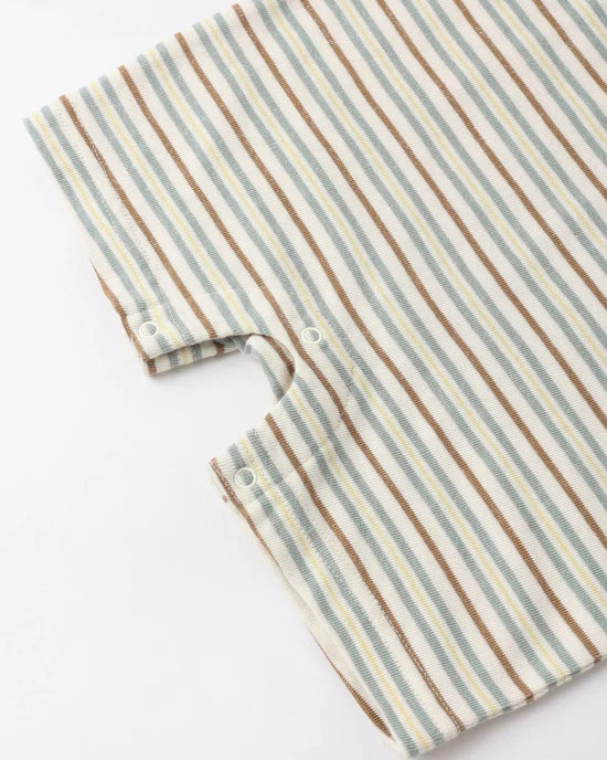 RYLEE + CRU SLEEVELESS ONE PIECE - VINTAGE STRIPE