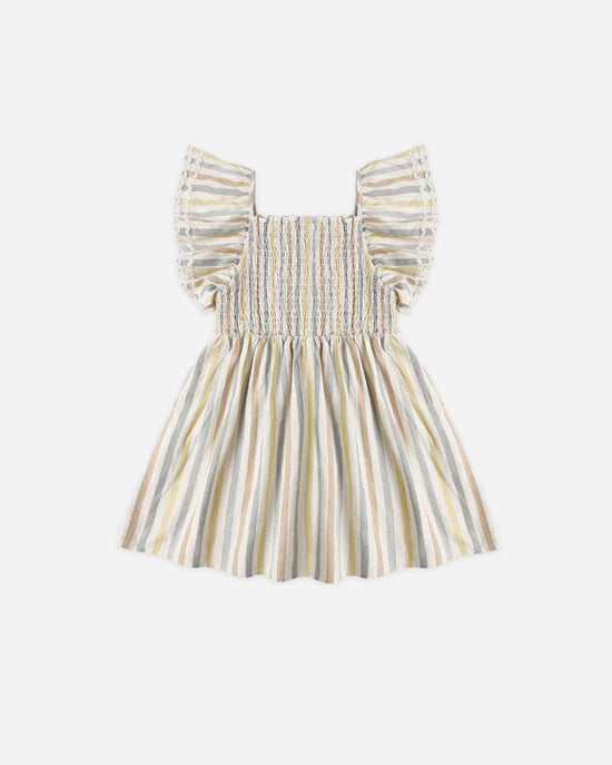 RYLEE + CRU LINDSAY DRESS - VALENCIA STRIPE