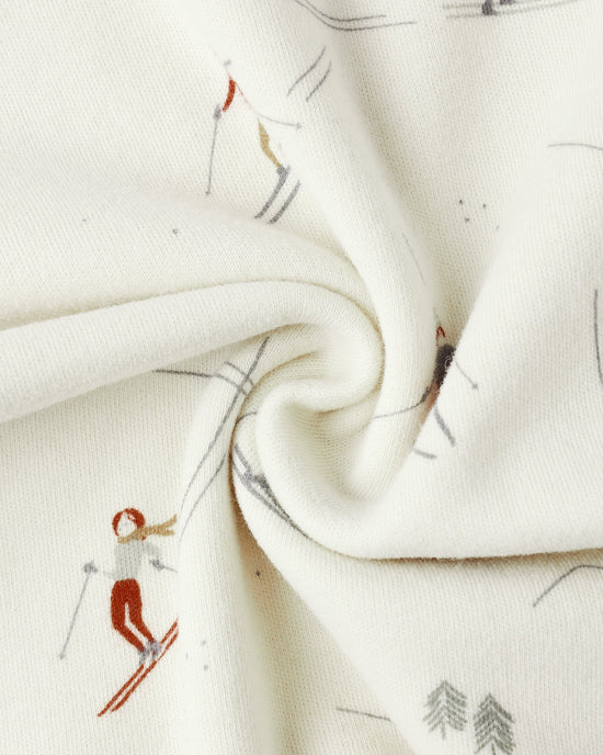 RYLEE + CRU ORGANIC LONG SLEEVE PJS SET - SKIERS