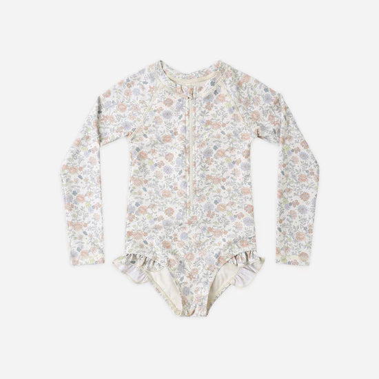 RYLEE + CRU RASHGAURD ONE PIECE - BLOOM