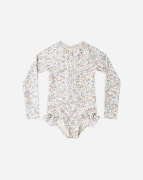RYLEE + CRU RASHGAURD ONE PIECE - BLOOM