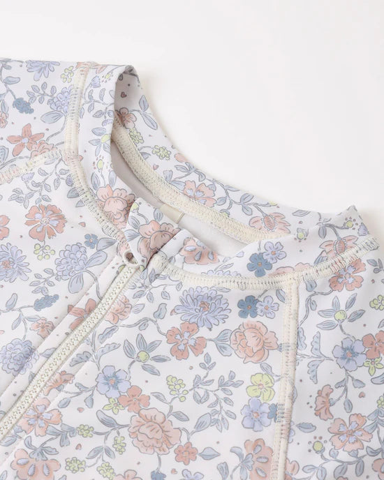 RYLEE + CRU RASHGAURD ONE PIECE - BLOOM