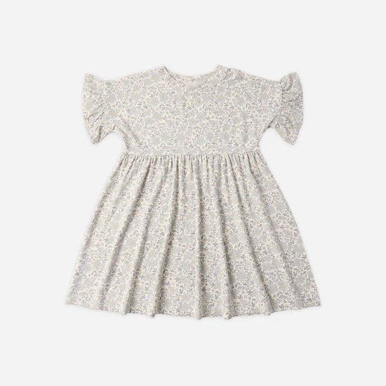 RYLEE + CRU BABYDOLL DRESS - BLUE MEADOW