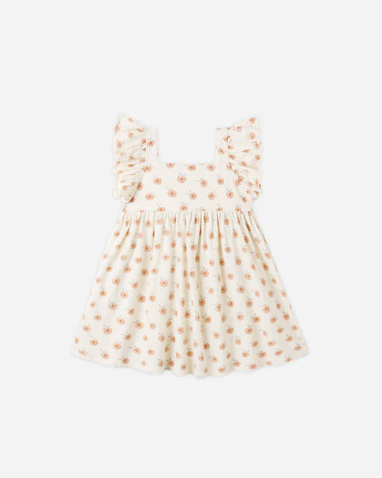 RYLEE + CRU MARIPOSA DRESS - PEACHES