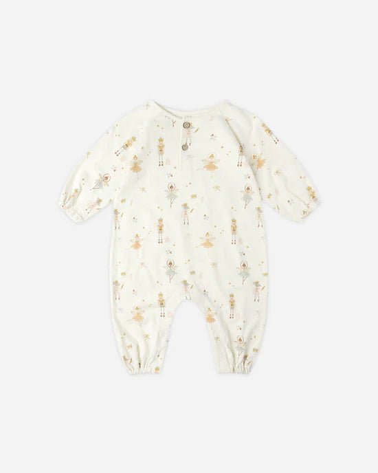 RYLEE + CRU HENLEY JUMPSUIT - NUTCRACKER