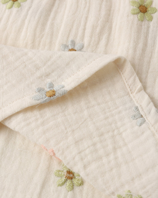 RYLEE + CRU MARLEY DRESS - EMBROIDERED DAISIES
