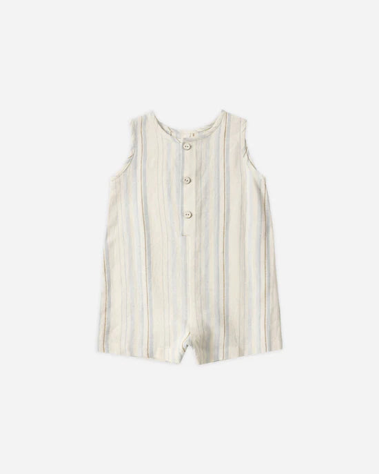 RYLEE + CRU MAVERICK ROMPER - SEA STRIPE