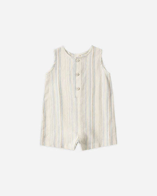 RYLEE + CRU MAVERICK ROMPER - SEA STRIPE