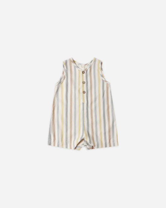 RYLEE + CRU MAVERICK ROMPER - VALENCIA STRIPE