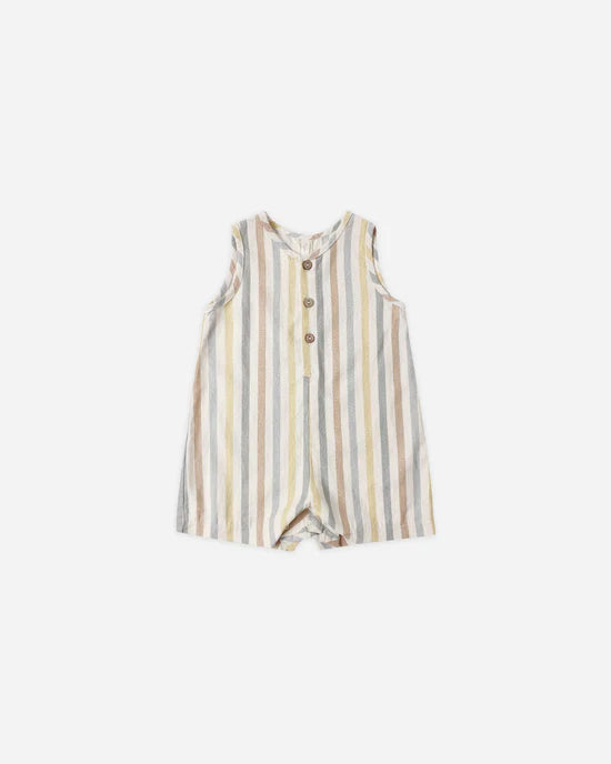 RYLEE + CRU MAVERICK ROMPER - VALENCIA STRIPE