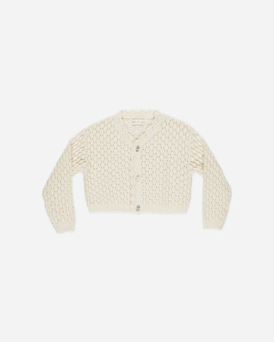 RYLEE + CRU ELLA CARDIGAN - NATURAL