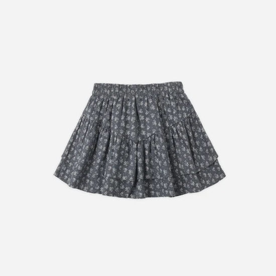 RYLEE + CRU TIERED MINI SKIRT - HEART DITSY