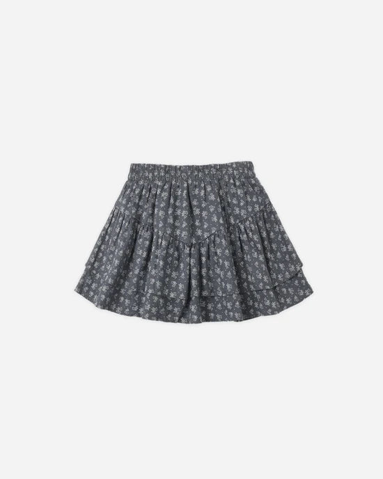 RYLEE + CRU TIERED MINI SKIRT - HEART DITSY