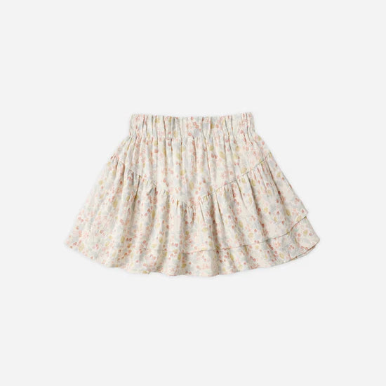 RYLEE + CRU TIERED MINI SKIRT - SUMMER GARDEN