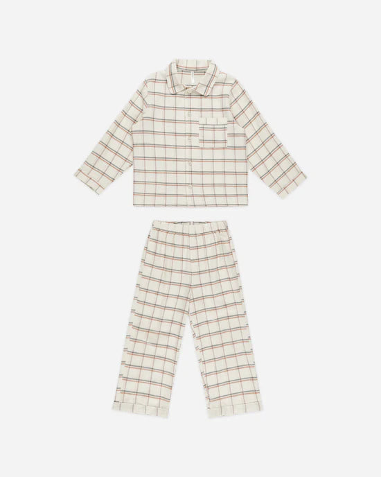 RYLEE + CRU LONG SLEEVE PJS - HOLIDAY PLAID