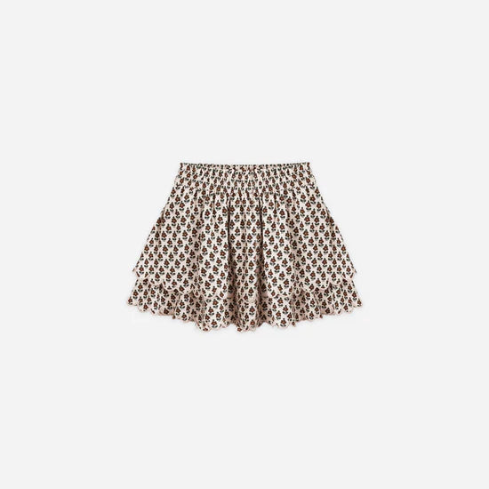 RYLEE + CRU ROSE MINI SKIRT - HARVEST FLORAL