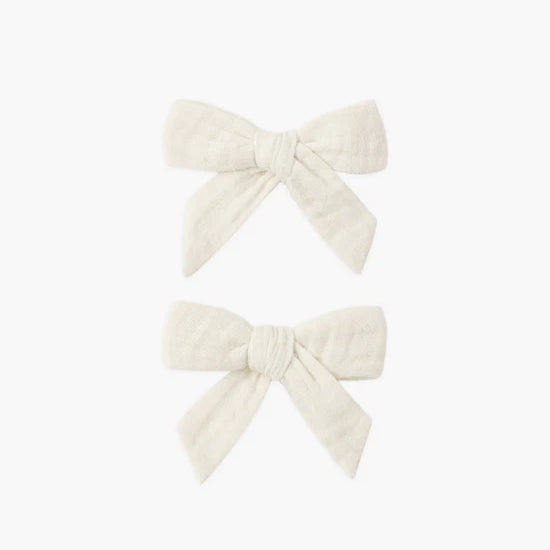 RYLEE + CRU 2PK BOWS - NATURAL