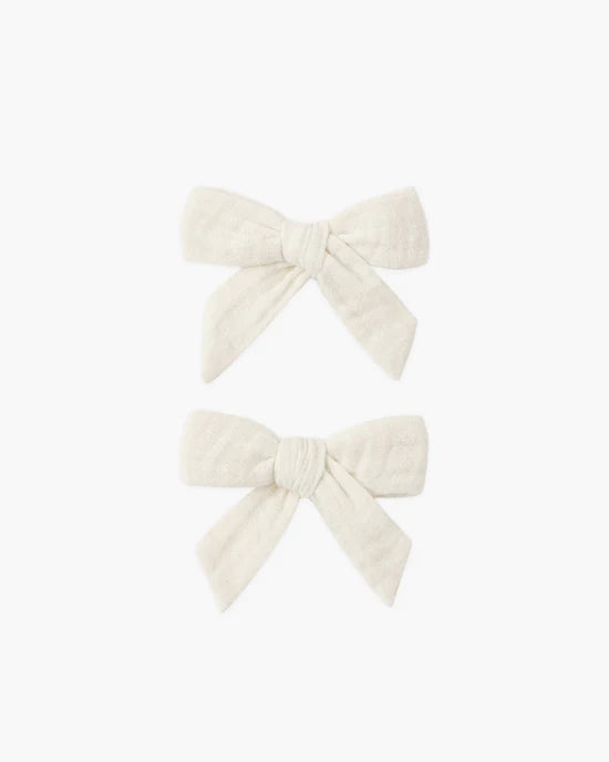 RYLEE + CRU 2PK BOWS - NATURAL