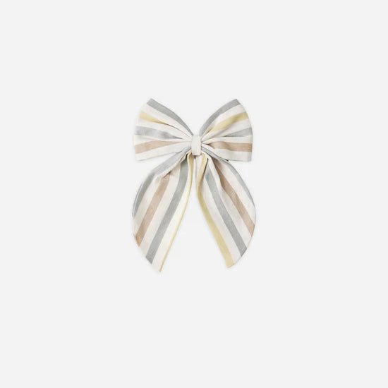 RYLEE + CRU OVERSIZED BOW - VALENCIA STRIPE