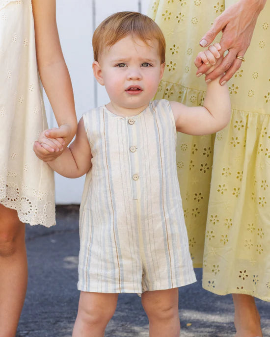 RYLEE + CRU MAVERICK ROMPER - SEA STRIPE