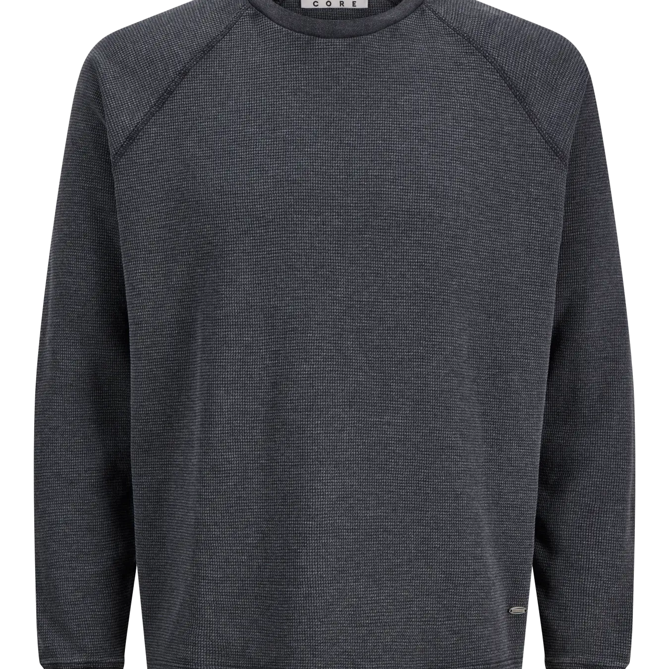 JJ GRAVITY WAFFLE LONG SLEEVE - BLACK
