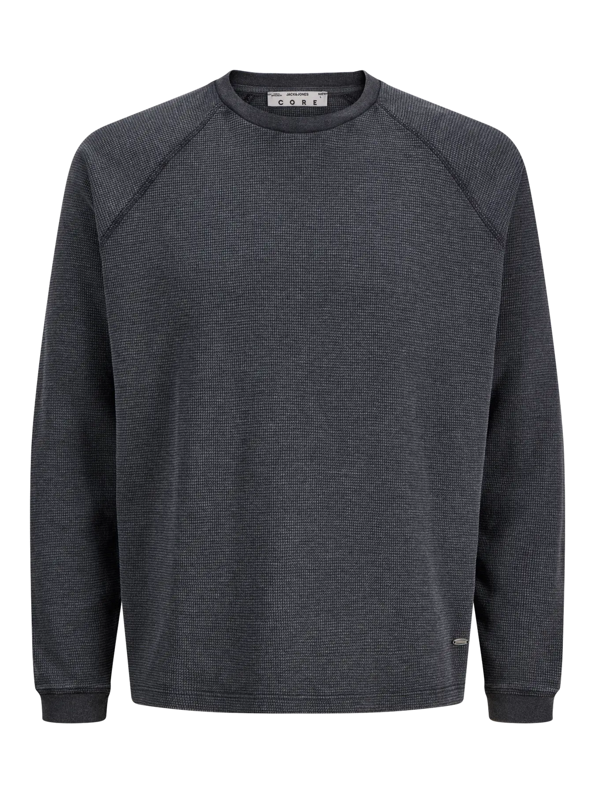 JJ GRAVITY WAFFLE LONG SLEEVE - BLACK