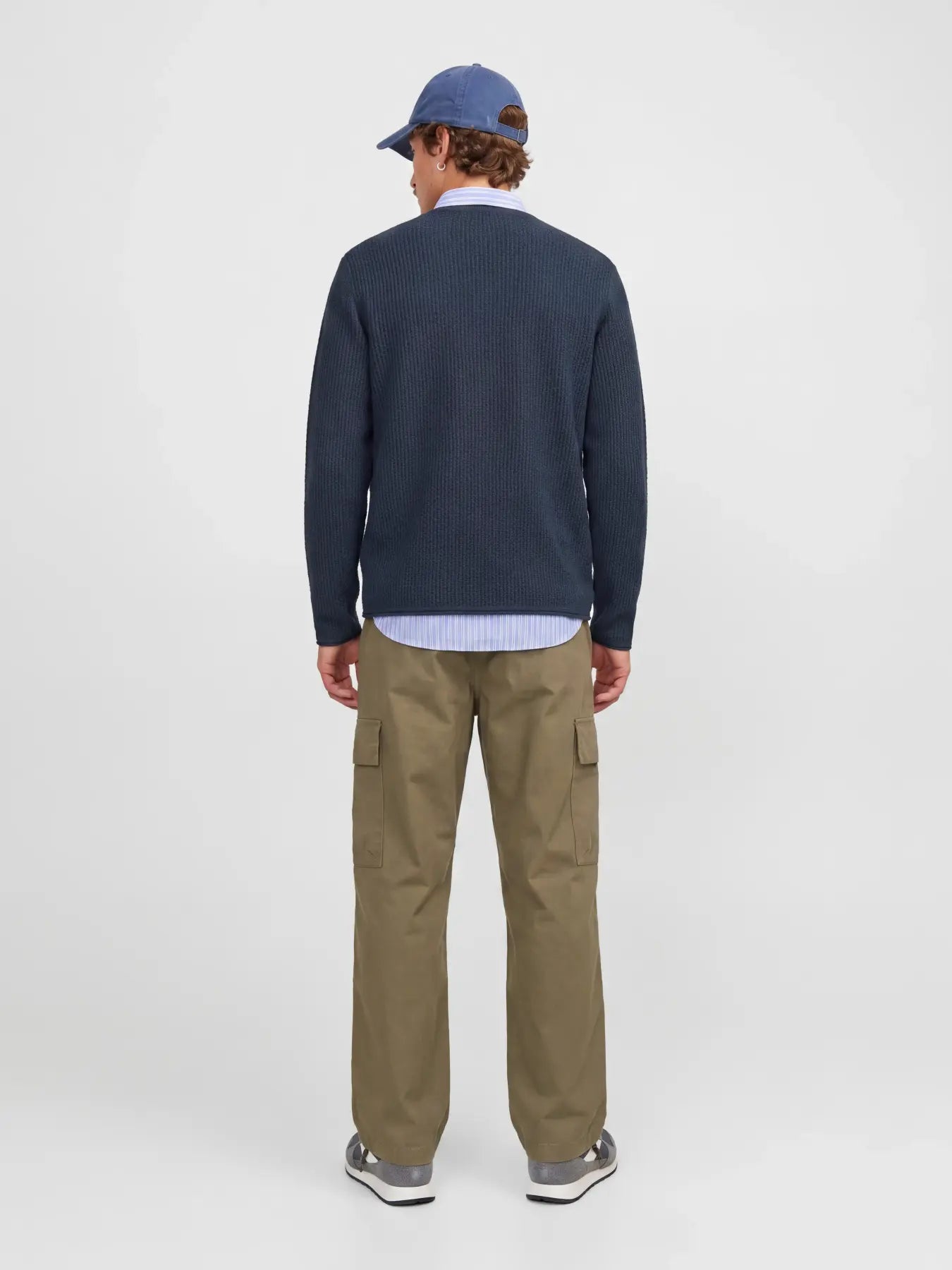 JJ MASON KNIT CREW NECK PULLOVER - DARK NAVY